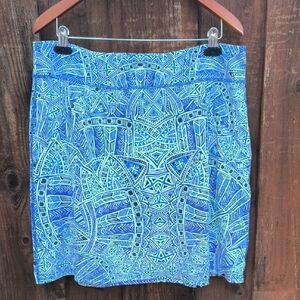 TITLE NINE Diamalete Athleisure Activewear Skirt Size XL